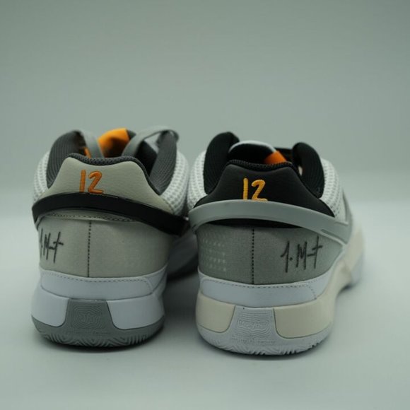 Nike Ja 1 Light Smoke Grey size 5 y uk 4.5 gray black white - Picture 3 of 5